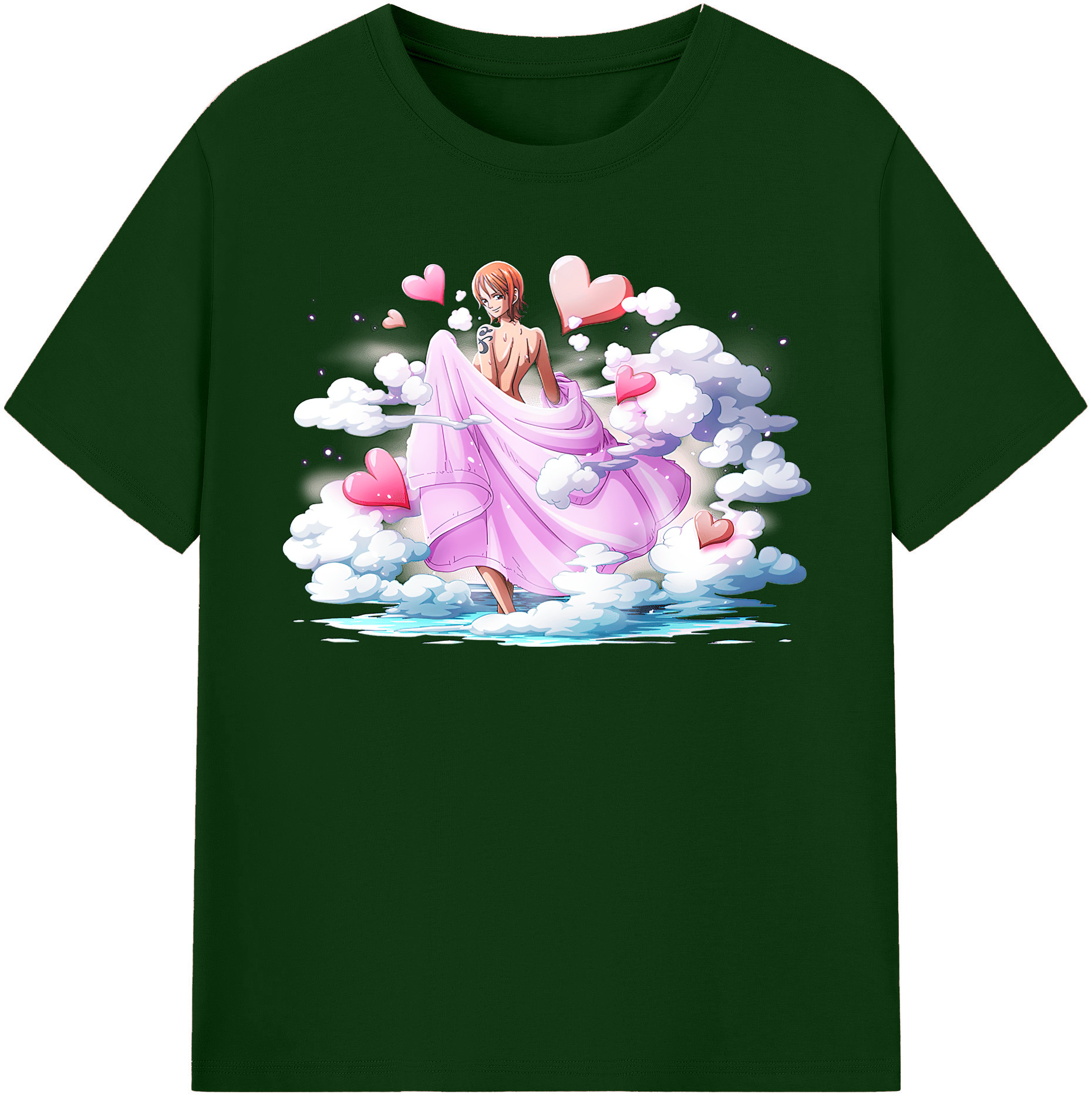 ワンピース ナミ ONE PIECE Nami 綿100％半袖Tシャツ（フロントプリント）